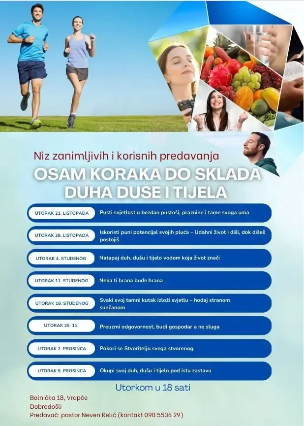 osam koraka do sklada duha duše i tijela